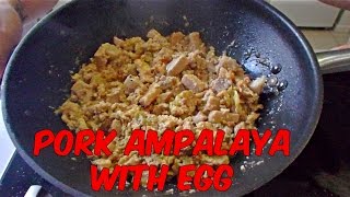 LUTONG BAHAY  PORK AMPALAYA Bitter Gourd WITH EGG [upl. by Marybelle773]