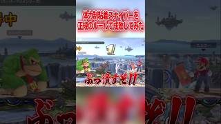 散々体力制でスナイプしてきた謎のドンキーを正規のルールで成敗してみた スマブラsp マリオ エスケー [upl. by Attenauq]