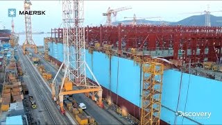 Maersk  Building the TripleE Timelapse [upl. by Larrie]