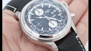 BALL Watch Trainmaster Worldtime Chronograph Review [upl. by Yruama279]