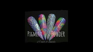 How to apply pigment powder to gel polish [upl. by Airdnaid89]