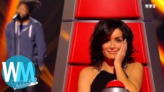 Top10 des MEILLEURS AUDITIONS de The VOICE FRANCE [upl. by Goodkin]