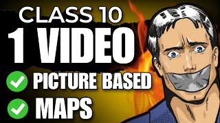 Class 10 SST All Picture Based Questions  Maps One shot🔥 CBSE 202324 [upl. by Farr]