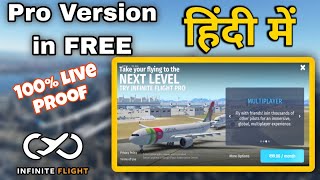 How to get Infinite Flight Pro Version in FREE HINDI  Infinite Flight Mod APK Download in Free [upl. by Caasi]