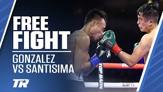 Joet Gonzalez Beats Down Jeo Santisima  FREE FIGHT  Gonzalez Fights for Title Sat ESPN [upl. by Else]