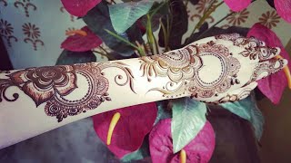 Diwali special mehndi design for backside of hand 2017 1 [upl. by Dari]