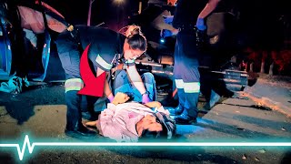 Woman Survives Being Pinned During A Crash [upl. by Anierdna]