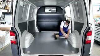 Koskisen Kore two piece floor installation for vans [upl. by Llenna623]