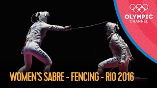 Fencing Womens Sabre Individual  Rio 2016 Replays [upl. by Clara]