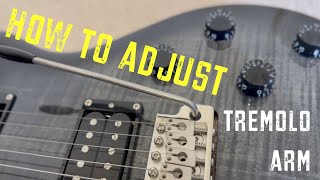 Whammy Bar 🫨 How to install and adjust the Tremolo Arm for PRS guitars [upl. by Tillinger]