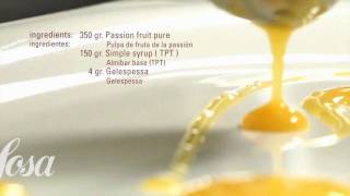 Passion Fruit Sauce · Gelespessa · Texturizers [upl. by Arualana]