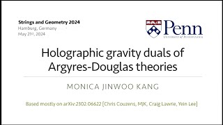 Monica Jinwoo Kang  Holographic Gravity Duals of ArgyresDouglas Theories [upl. by Enisamoht]