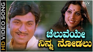 Cheluveye Ninna Nodalu  Video Song  Hosabelaku  Dr Rajkumar  Mamatha Rao  S Janaki [upl. by Agathe]