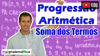 Progressão Aritmética PA Soma dos Termos aula 6 de 6 [upl. by Latsyrc]