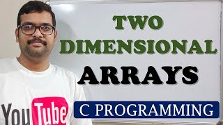 43  TWO DIMENSIONAL ARRAYS  C PROGRAMMING [upl. by Adnohsed]