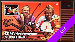 ZDFFerienprogramm 1983 Ansage Benny  Anke Engelke [upl. by Aicatsana255]