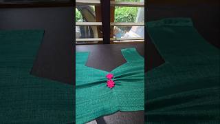 കുഞ്ഞു elastic കൊണ്ടു ഒരു design itsminebyshalima neckdesign stitching tailoring tailoringtips [upl. by Yzeerb]