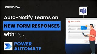 Send Teams Notifications for New Form Responses with Power Automate [upl. by Darla]