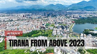 Tirana From Above 2023  🇦🇱 Albania MTravelVlog [upl. by Engamrahc307]