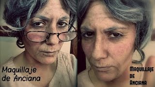 MAQUILLAJE de ANCIANAVIEJA TUTORIAL en 4 minutos 😱✅👵 [upl. by Emalia]