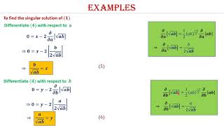 Lecture 7  Part 2  Solution of Clairauts partial differential equation [upl. by Donnenfeld]