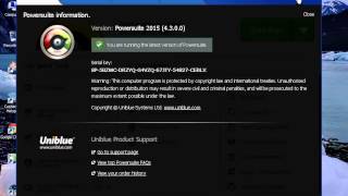 Uniblue Powersuite 2015 serial key 100 work [upl. by Ahcas994]