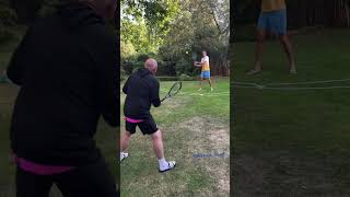 Alexander Zverev hitting volleys with his dad 🎾 atp atptour atptennis tennis zverev [upl. by Annodas400]