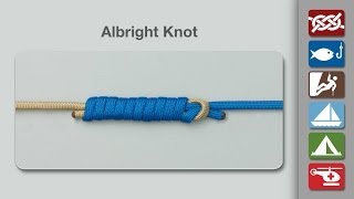 How to Tie an Albright Knot  Fishing Knots [upl. by Allicsirp402]