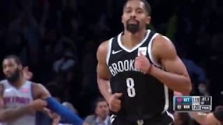 Spencer Dinwiddie Game Winning 3pointer vs Pistons 311018 [upl. by Eramal]