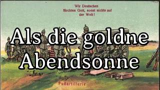 Sing with Michel  Als goldne Abendsonne German Soldier Song English Translation [upl. by Gilboa]