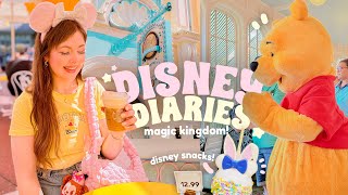 DISNEY DIARIES ✿ Day one in Magic Kingdom amp Character Dining at Crystal Palace Walt Disney World [upl. by Fiora]