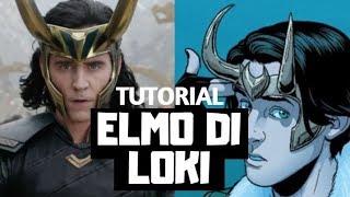 COME COSTRUIRE LELMO DI LOKI [upl. by Lindy]