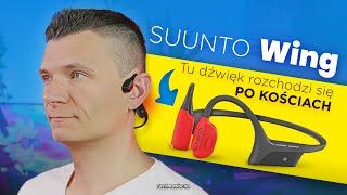 Słuchawki nieblokujące otoczenia 🎶 Przewodnictwo kostne rewolucją 🔊💀😊 Suunto Wing [upl. by Staford265]