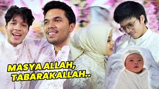 KENA ROASTING DI GENDONG ADE SENDIRI SALAH KOSTUM ⁉️ DI BALIK MOMENT REVEAL WAJAH ampNAMA BABY AZURA [upl. by Anileda928]