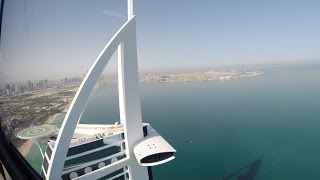 Burj al Arab helicopter landing [upl. by Nedrob422]