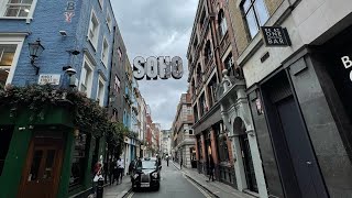 CARNABY STREET IN SOHO LONDON 🇬🇧 [upl. by Trillby]