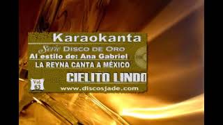 CIELITO LINDO KARAOKE ANA GABRIEL [upl. by Caldeira]