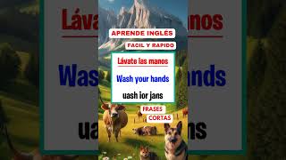 LAVATE LAS MANOS  EN INGLES FRASES CORTAS [upl. by Melmon]