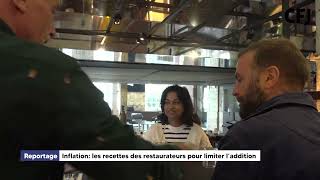 REPORTAGE  Inflation les recettes des restaurateurs pour limiter laddition [upl. by Ydnat]