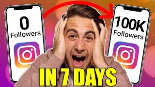 HOW TO GAIN INSTAGRAM FOLLOWERS ORGANICALLY IN 2024 GROW FROM 0100K FOLLOWERS FAST [upl. by Tunk]