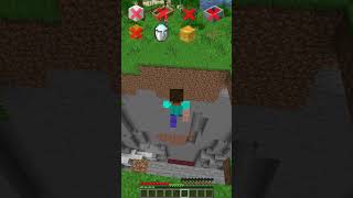 Dimension Fall vs Saving Blocks meme minecraft shorts [upl. by Eisset]