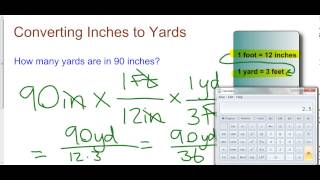 Converting square and cubic ft to yards [upl. by Cottrell]