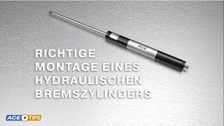 ACETips  Richtige Montage eines Hydraulischen Bremszylinders [upl. by Fitton]