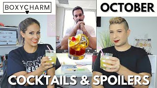 BOXYCHARM OCTOBER 2020 EXCLUSIVE SPOILERS  SPOILERS amp COCKTAILS [upl. by Ermanno]