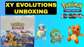 Pokémon XY Evolutions Booster Box Unboxing [upl. by Richard]