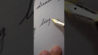 start improving your handwriting at awritingguycom pen calligraphy fountainpen cursive [upl. by Eleda]