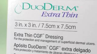 DuoDerm Hydrocollid Dressings [upl. by Esyned576]