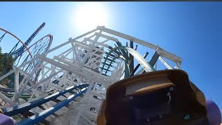 Onride Twisted colossus 🎢 4KPOV 2023  Six flags magic mountain [upl. by Willetta]