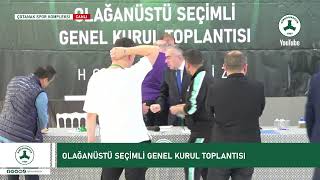 Olağanüstü Seçimli Genel Kurul Toplantısı Canlı Yayını [upl. by Sherline]