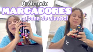 Probando los marcadores TOUCH  marcadores a base de alcohol [upl. by Rosenquist]